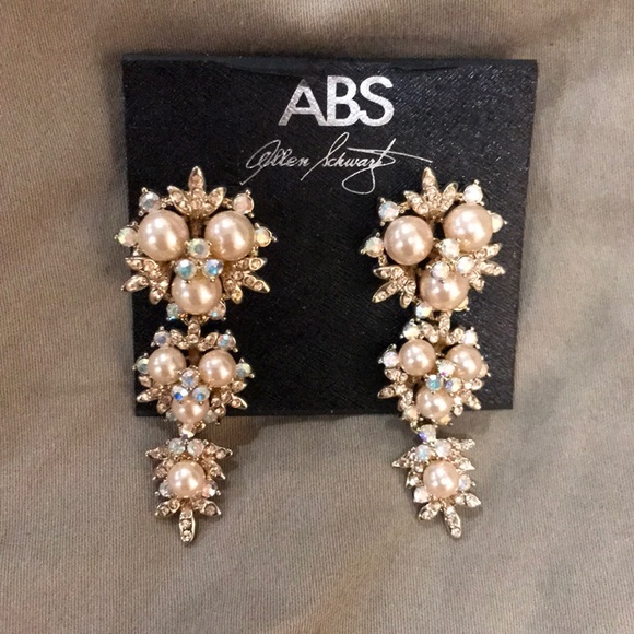 ABS Allen Schwartz Jewelry - ABS Drop Earrings with pearl detail